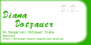 diana dotzauer business card