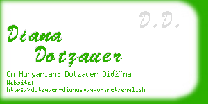 diana dotzauer business card